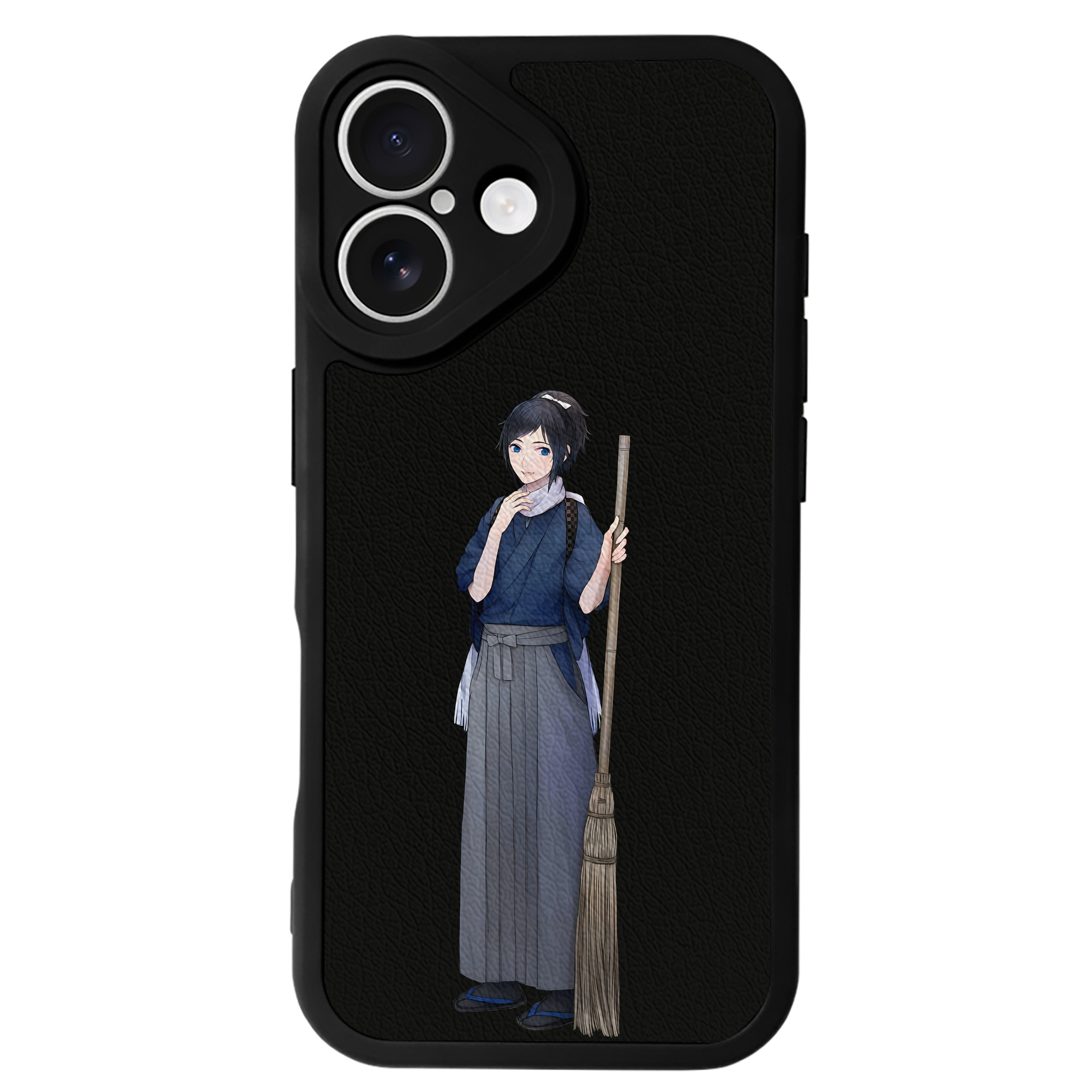 （画像用） 刀剣乱舞 Touken Ranbu 【iPhone 16シリーズ対応】シリコンスマホケース（レザー調） 材質：シリコン